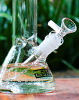 The Dung clear cool touch cone piece in a The Dung chronical bong