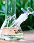 The Dung cool touch blue cone piece in a The Dung chronical bong