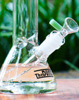 The Dung cool touch aqua cone piece in a The Dung chronical bong